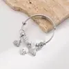 Accesorios Hemingway Estilo Nuevo Transfronterizo Moda Versátil Pulsera Panjia Incrustaciones de Diamantes Concha Medusa Aleación Accesorios Colgante Pulsera