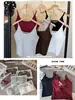 11039 # Camisole Sexy Renda Patchwork Costas Cruzadas Estilo Francês para Mulheres, Regata Versátil para Usar em Camadas ou Sozinha
