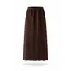 Falda plisada de alta gama con textura de espiga de Miyake para mujer, nuevo modelo otoño 2026, intelectual y elegante, falda larga que cubre la cadera