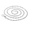 Joyería Estilo Coreano Cadena Semilla de Melón Collar Simple Lingote de Oro Gympani Cadena Sola Accesorios Clavícula Cadena Desnuda Venta al por Mayor