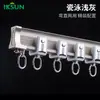 Yi Jiaxuan Ventana Abuhardillada Curvable en Forma de U en Forma de L Balcón Pista Interior de Ventana Pista Única Doble Pista Pista de Cortina