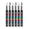 Marcador de Acrílico Negro y Blanco de Punta Suave Líquido Recto Bolígrafo Resaltador Artístico para Estudiantes Bolígrafo de Graffiti DIY Pintado a Mano para Niños