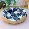 Cama de Gato de Ratán, Esterilla para Dormir de Gato, Esterilla de Verano, Cama Resistente al Desgaste Tejida de Paja para Mascotas, Rascador para Gatos, Esterilla Integrada para Mascotas