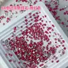 Rhinestones de Circonia Rojo Rosa para Uñas, Rhinestones de Circonia Rojos Biselados Deslumbrantes Famosos en Internet, Mini Rhinestones Pequeños, Rhinestones para Uñas con Forma de Marquise