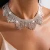 Set de Pendientes y Collar con Borla Redonda de Pedrería Europea y Americana Moda Versátil para Viajes Cotidianos Diseño Decorativo Sentido de la Moda Joyería para Mujeres