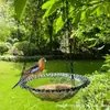 Explosões Transfronteiriças Comedouro Suspenso para Pássaros Decoração de Pátio e Jardim Banheira Suspensas para Pássaros Piscina de Brincadeiras para Pássaros Selvagens ao Ar Livre