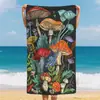 Toalha de Praia Transfronteiriça, Toalha de Banho de Praia com Estampa Personalizada em Microfibra, Toalha de Praia Portátil para Natação, Secagem Rápida e Absorvente