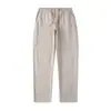 Calça de Material Pesado 300g, Unissex Estilo Coreano Solta Confortável Casual Versátil Calça de Perna Reta, Calça Fina de Verão
