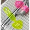 Etiqueta Fluorescente Creativa para Equipaje, Etiqueta de Identificación Universal Conveniente para Maletas, Etiqueta Impermeable Antiperdida para Equipaje Facturado