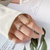Anillo de contracción de líneas geométricas Corea del Sur nuevo ins red-celebridad dulce fresco viento frío anillo creativo suministro al por mayor