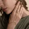 Pulseira Borboleta Nova com Zircônia Microincrustada Transfronteiriça Moda Europeia e Americana Acessórios Pulseira de Dedo com Strass Pulseira