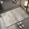 Alfombrilla Antideslizante Absorbente para Baño Transfronteriza para Entrada de Inodoro, Alfombra de Tierra de Diatomeas de Secado Rápido