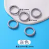 Anillo Abierto de Cierre de Primavera Pintado de Colores Accesorios para Joyería DIY Llavero Cadena para Teléfono Colgador de Bolso Anillo de Resorte