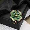 Broche de Liga de Alta Qualidade Simples e Fashionável Temperamento Antibrilho Corsage Acessórios de Vestuário Alfinete de Diamante Removível Transfronteiriço