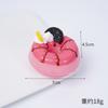 Pegatinas de refrigerador de dona de simulación de alto rebote de PU decoración creativa para el hogar comida de simulación juego postre