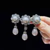 Broche de Espada Full Diamond Brillante de Trabajo Pesado Lujo Ligero para Mujer Nicho de Gama Alta Único Hermoso Pin Accesorios para Abrigo Chaqueta