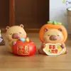 Adornos Pequeños de Capibara Estación de Trabajo Escritorio Estabilidad Emocional Decoración Inspiradora Descompresión Sanación Regalo de Cumpleaños para Niñas