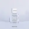 5G15G50G Envase Cuadrado Brillante Crema Plástico Esquinas Redondeadas Caja de Empaque Doble Capa para Mascarilla Botella de Esmalte en Gel Personalización