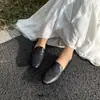 2601-1 Mocasines Sencillos de Punta Fina para Mujer, Zapatos Planos Slip-On de Piel Genuina, Zapatos Versátiles para el Trabajo en Stock