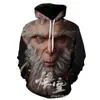 Nuevo 3D de impresión digital transfronterizo mito negro: Chalecos con capucha para juegos serie Wukong 3A