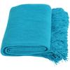Manta Fresca Estilo Nórdico com Borlas Manta de Sofá Cobertor Xale de Luxo Leve Manta de Fim de Cama Manta Verde para Pousada Toalha de Fim de Cama