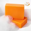 Jabón nutritivo blanco brillante con vitamina C de papaya BIOAOUA, jabón hecho a mano, venta al por mayor, comercio exterior transfronterizo.