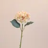 Flor Artificial Tela de Pulpa Única Hortensia Estilo Europeo Lujo Ligero Flor de Seda Decoración del Hogar Floral Boda Paisajismo Flor Artificial