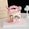 Decoración de Pastel de Pareja de Crayon Shin-Chan de Moda Tema de Aniversario Confesión Compromiso Boda Shin-Chan Adorno para Mesa de Postres