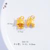 Accesorios DIY de Oro Vietnamita de Larga Duración Gorra de Tigre Campana Conejo Zanahoria Pin Pulsera Colgante