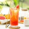 Tenedor de fruta de acero inoxidable 304 estilo japonés, cuchara para mezclar café, cuchara para hielo de mango largo, cuchara para postre, tenedor para pastel, cuchara para mezclar barra