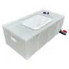 Barril Grueso para Transporte de Peces Vivos 120L100L Maletero de Coche Barril de Pesca Caja de Peces Sellada Antiderrames Cubo de Agua