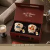 Caixa de Presente para Caneca de Cerâmica, Caneca de Café Fofa, Caneca de Casal, Presente de Casamento de Alto Padrão, Presente Personalizável