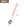 Excavador de bolas acero inoxidable corte de bola de fruta sandía helado helado cuchara excavador cuchara redonda agujero para cavar artefacto