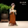Cerâmica Tang Sancai Ornamento de Servente Caixa de Presente Mascote Abertura de Casa Sala de Estar Escritório Acessórios para Casa