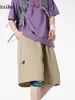 2026 Primavera/Verão Novos Shorts Estilo Americano Masculino Tendência Marca Design Sense Nicho Soltos Esportivos Casuais Calças de Comprimento Médio Transfronteiriço