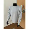 Camiseta Estructural de Manga Larga para Hombre Primavera Otoño Hombros Acolchados Hace el Cuerpo Más Ancho Camiseta Moda Casual Cuello Redondo Prenda Base