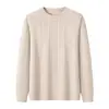 Suéter de punto retorcido de alta gama transfronterizo para hombre con cuello redondo, top de punto casual de otoño/invierno, estilo papá para hombre