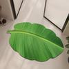 Tapete de Banheiro Antiderrapante Macio de Lama Diatomácea Absorvente Novo Estilo Folhas Formato Especial para Piso de Banheiro Casa Box de Banho Entrada