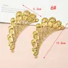 Peças de Flor de Metal, Cauda de Pavão, Borboleta, Floco de Neve, Flor de Cinco Pétalas, Flor de Seis Pétalas, Galho, Acessórios de Cabelo Estilo Antigo, Acessórios Decorativos Criativos