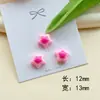 Color Transparente Serie Estrella Brillante Resina Accesorios DIY Funda de Teléfono Parche para Zapatos de Agujero Material para Pasador Accesorios para el Cabello