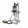 Máquina neumática para taponado de tapa intermedia de botella de vidrio de perfume, máquina para taponado de tapa intermedia de perfume, máquina para engarzado de tapa de anillo intermedio de botella de plástico