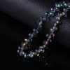 Agujero Horizontal Cristal de Fresa Vidrio Cuentas Sueltas Cadena de Cuentas Pulsera Collar Material Hecho a Mano DIY Cuentas Redondas de Vidrio Colorido Accesorios