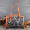 Producto Nuevo de Comercio Exterior 2026: Bolsa Boston Grande de Gran Capacidad para Madres de Mediana Edad, Bolso de Hombro/Axila Bordado a Mano para Mujer