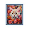 Hilo de punto de cruz NKF bordado serie animal gato paquete de material de bordado DIY decoración de sala de estar lote de fabricante