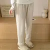Calça de pijama feminina de verão 2026 novo estilo, plus size, algodão com acabamento em renda, doce e fofa, adequada para passear e usar em casa, pode ser usada ao ar livre no verão