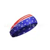 Moda Europeia e Americana Estampada Feminina Estilo Étnico Boêmio Caju Elástica Esportiva Faixa de Suor Borda Larga Faixa de Cabeça Amarrada