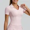 Conjunto de Fitness para Mujer 2026 Nuevo Estilo Running Profesional Ropa de Yoga Tallas Grandes Deporte Pilates Entrenamiento Top de Manga Corta Verano