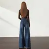 Pantalones acampanados de mezclilla modernos y resistentes, nuevo diseño para otoño 2026, pantalones casuales rectos de pierna ancha que estilizan