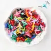 Colgante de Corazón Flor Pintada Colorida de Acrílico Agujero Recto Cuentas Sueltas Cuentas para Hilo Llavero de Teléfono Móvil Accesorios para Joyería DIY