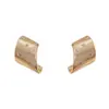 Brincos Metálicos Irregulares Personalizados Exagerados Cravejados de Diamante Transfronteiriços, Femininos, Modernos, Estilo Simples e Cool, Brincos para Revenda